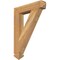 Ekena Millwork Traditional Arts & Crafts Rough Sawn Bracket, Western Red Cedar, 4"W x 22"D x 30"H BKT04X22X30TRA03RWR - alternate 1